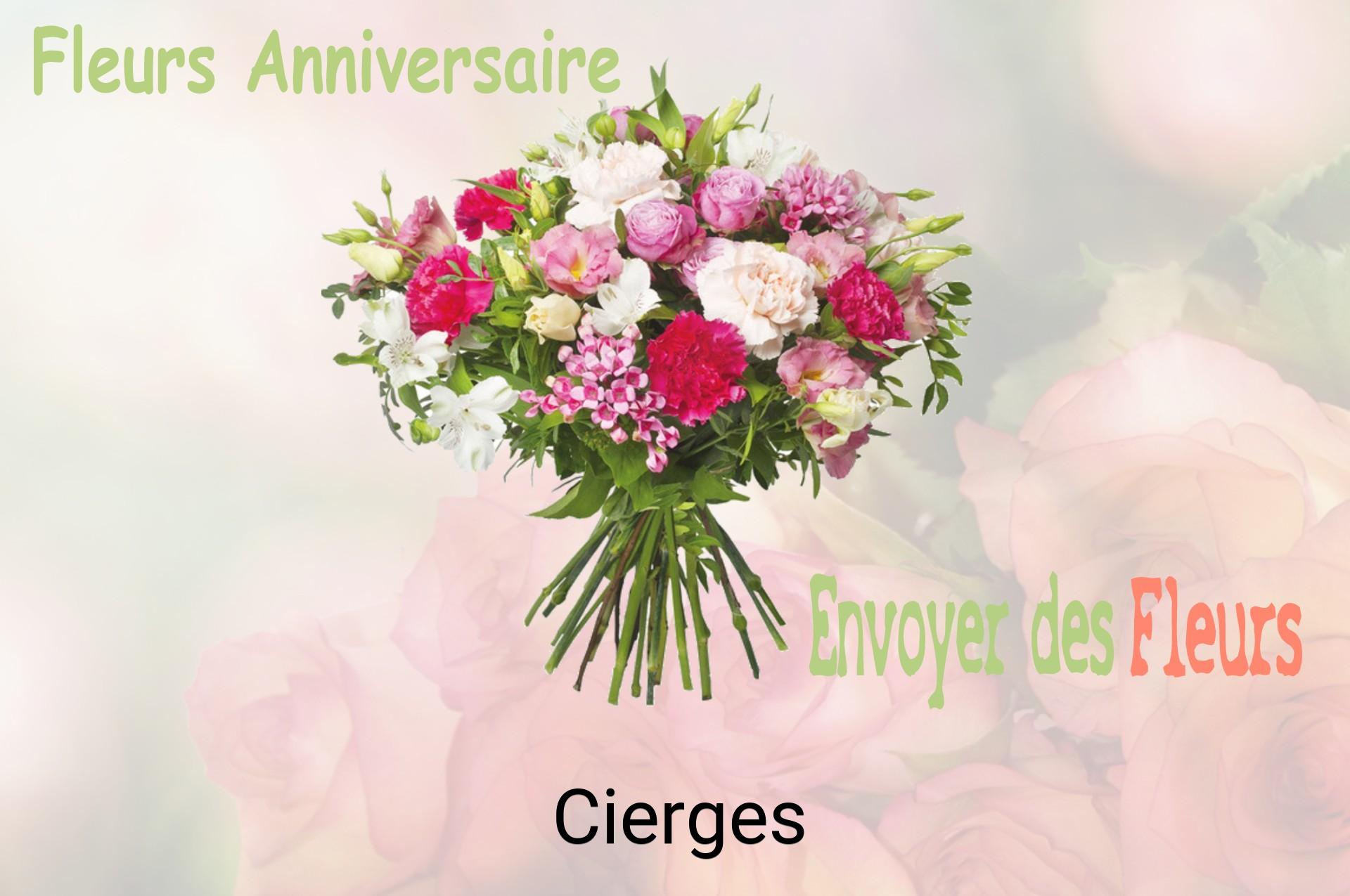 Bouquet de fleurs d’anniversaire livré à Cierges